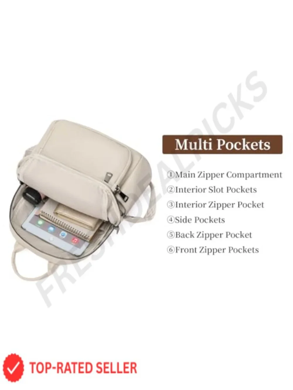 Women's Vegan Leather Mini Backpack Fashion Travel Shoulder Bag